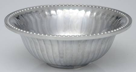 Flutes & Pearls (Pewter, Hollowware) 6" Round Bowl