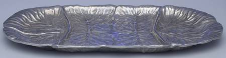 Majolica (Pewter, Hollowware) 17" Oval Tray