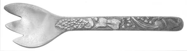 Fruit (Armetale, Hollowware) Solid Salad Serving Fork