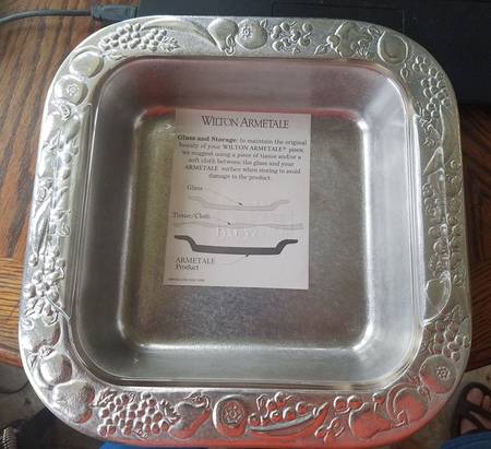 Fruit (Armetale, Hollowware) 11" Square Baker