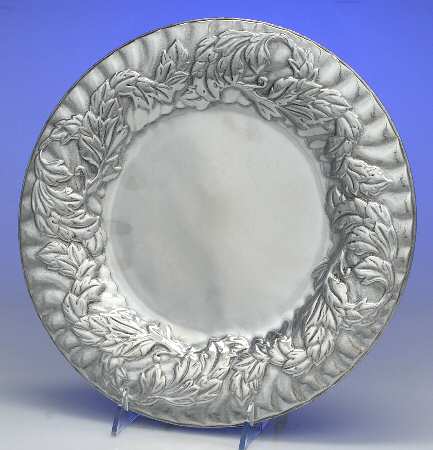 Acanthus (Pewter, Hollowware) 11" Round Tray