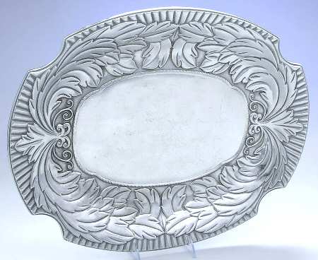 Acanthus (Pewter, Hollowware) 19" Oval Tray