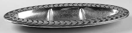 Laurelberry (Armetale, Hollowware) Divided Oval Vegetable Bowl