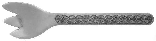 Laurelberry (Armetale, Hollowware) Solid Salad Serving Fork