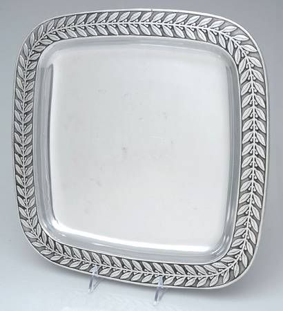Laurelberry (Armetale, Hollowware) 14" Square Tray