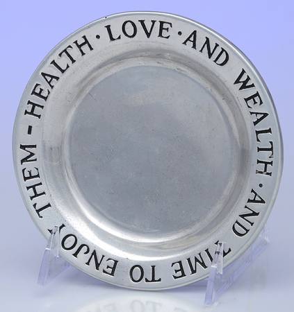 American Inspirations (Armetale, Hollowware) Health Plate