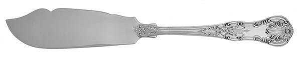 Queens (Sterling) Flat Handle Master Butter Knife
