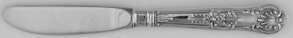 Queens (Sterling) Modern Hollow Butter Spreader (Stainless)
