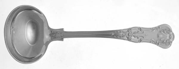 Queens (Sterling) Solid Gravy Ladle