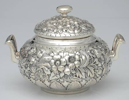 412R (Sterling, Hollowware) Sugar Bowl & Lid
