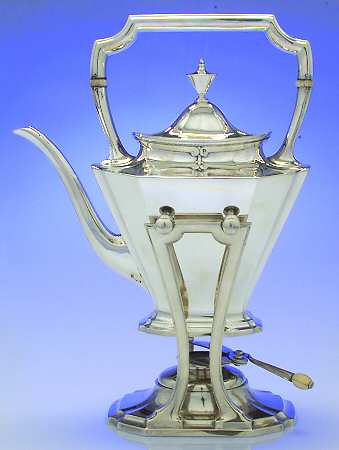 King Albert (Sterling, Hollowware) Kettle, Stand & Burner