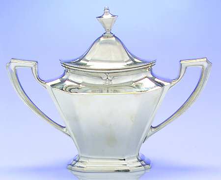 King Albert (Sterling, Hollowware) Sugar Bowl & Lid