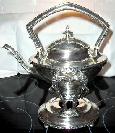 Orange Blossom (Sterling, Hollowware) Kettle, Stand & Burner