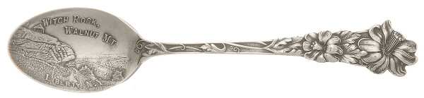 Floral Series #1 (Sterling) Souvenir Spoon (Demitasse)
