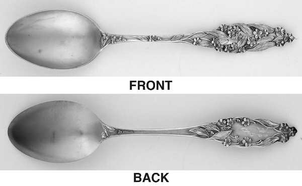 Floral Series #1 (Sterling) Spoon-Teaspoon (Five O'Clock)