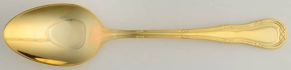 Golden Ribbon (Gold Electroplate) Tablespoon (Serving Spoon)