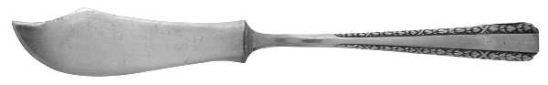 WB9 (Silverplate) Flat Handle Master Butter Knife