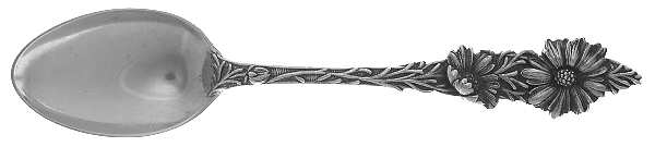 Flower Of The Month (Sterling) Five O'Clock Spoon