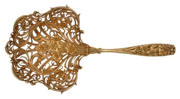 5740 (Sterling) Gold Vermeil Bonbonnieres Server