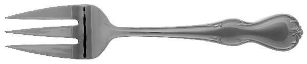 Baron's Court (Stainless) Medium Solid Cold Meat Serving Fork