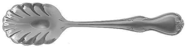 Baron's Court (Stainless) Sugar Shell Spoon