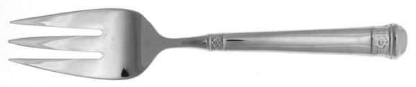 Colleen (Stainless) Large Solid Cold Meat Serving Fork