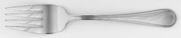 Royal Thread (Stainless) Medium Solid Cold Meat Serving Fork