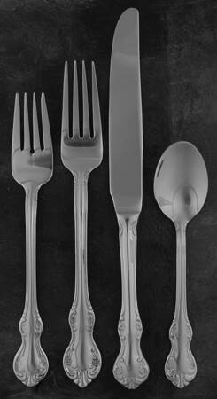 Camden (Stainless) 32 Piece Estate Set by Wallace Silver
