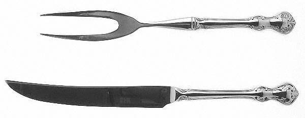 Camden (Stainless) Large 2-Piece Roast Carving Set w/Stainless Blade