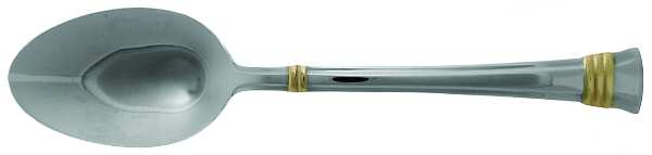 Zenith-Gold (Stainless, Gold Accent) Tablespoon (Serving Spoon)