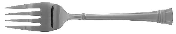 Zenith-Frost (Stainless) Medium Solid Cold Meat Serving Fork