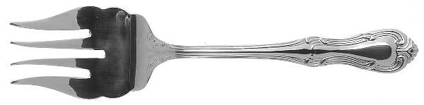 Ashford (Stainless) Medium Solid Cold Meat Serving Fork