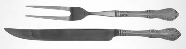 Ashford (Stainless) Large 2-Piece Roast Carving Set w/Stainless Blade
