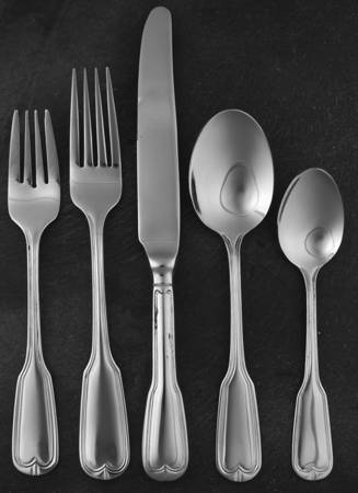 Continental Fiddle (Stainless) 5 Piece Place Setting