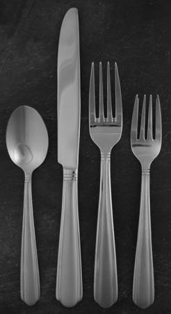 Promenade Frost (Stainless) 4 Piece Place Setting