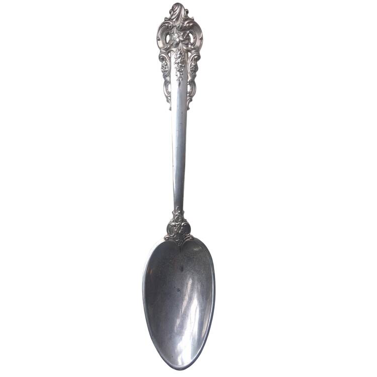 Baroque (Silverplate) Solid Buffet Serving Spoon