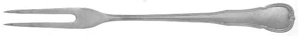 WMF106 (Sterling) Small Solid Cold Meat Serving Fork