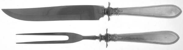 WSC28 (Sterling) 2 Piece Small Carving Set W/ Sterling Guard