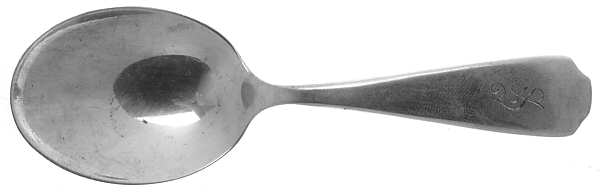 WSC31 (Sterling) Straight Handle Baby Spoon