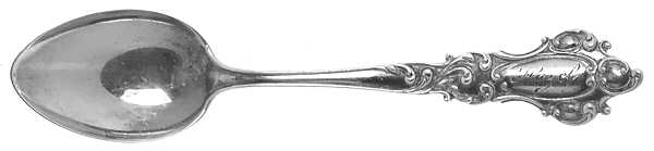47 (Sterling) Monogram Demitasse Spoon