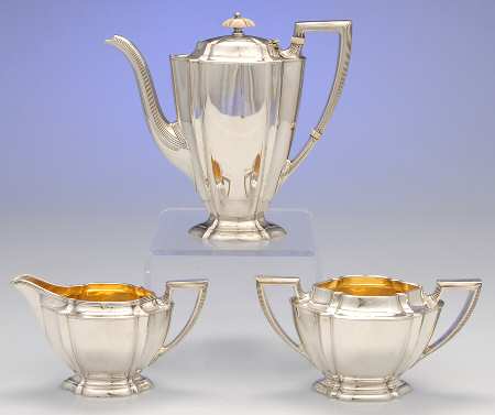 8580 (Sterling, Hollowware) 3 Piece Demi Set