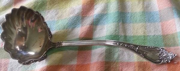 Altair (Sterling, 1904, No Monograms) Oyster Ladle Solid Piece