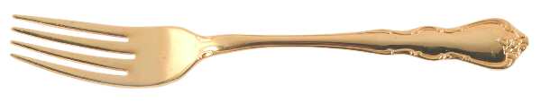 Gold Discretion (Gold Electroplate) Fork by Wallace Silver