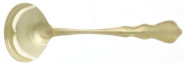 Gold Discretion (Gold Electroplate) Solid Gravy Ladle by Wallace Silver