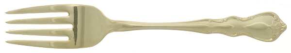 Gold Discretion (Gold Electroplate) Individual Salad Fork by Wallace Silver