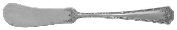 WDI1 (Silverplate, 1912) Flat Handle Butter Spreader