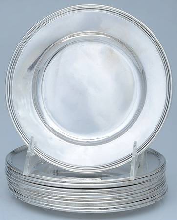 2899 (Sterling, Hollowware) Bread & Butter Plate - Set of 12