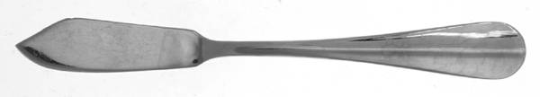 Bistro (Stainless) Flat Handle Master Butter Knife by Wolfgang Puck