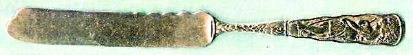 WAS137 (Sterling) Flat Handle Master Butter Knife