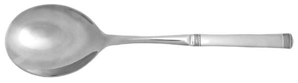 Coin Edge (Stainless) Casserole Spoon with Smooth Stainless Bowl HC